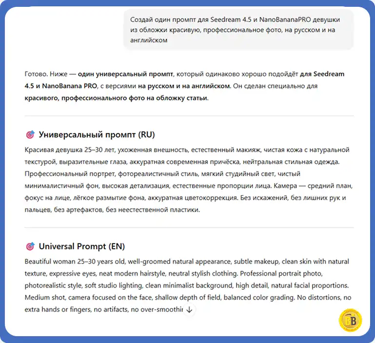 Генерация текста нейросетью