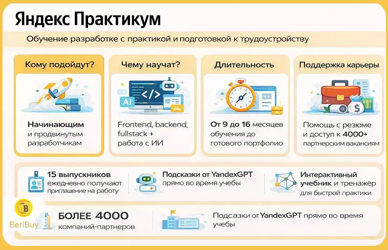 Яндекс Практикум онлайн школа