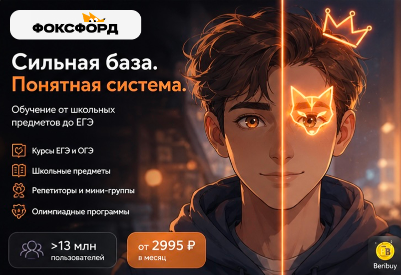 Фоксфорд для подготовки к ЕГЭ и ОГЭ Фоксфорд — онлайн-школа для подготовки к ЕГЭ и ОГЭ