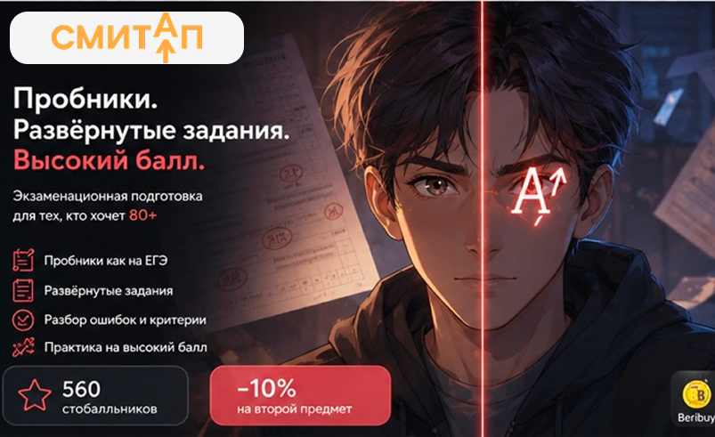 СМИТАП для подготовки к ЕГЭ СМИТАП — онлайн-подготовка к ЕГЭ с пробниками и практикой
