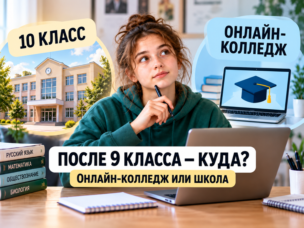 Онлайн-колледж после 9 класса